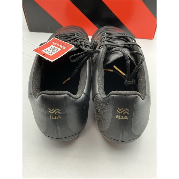 IDA Classica FG Soccer Cleats Black Leather Lace-Up Woman Size 9 - Picture 4 of 9